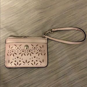 Authentic Coach Pink Flower Mini Wallet